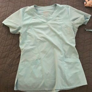 Barco One light blue scrub top